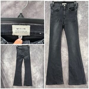 Mcquire Majorelle Jeans Womens‎ 26 Black Flare Y2K 00s USA